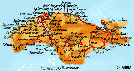 samos kort over Maps Samos samos kort over